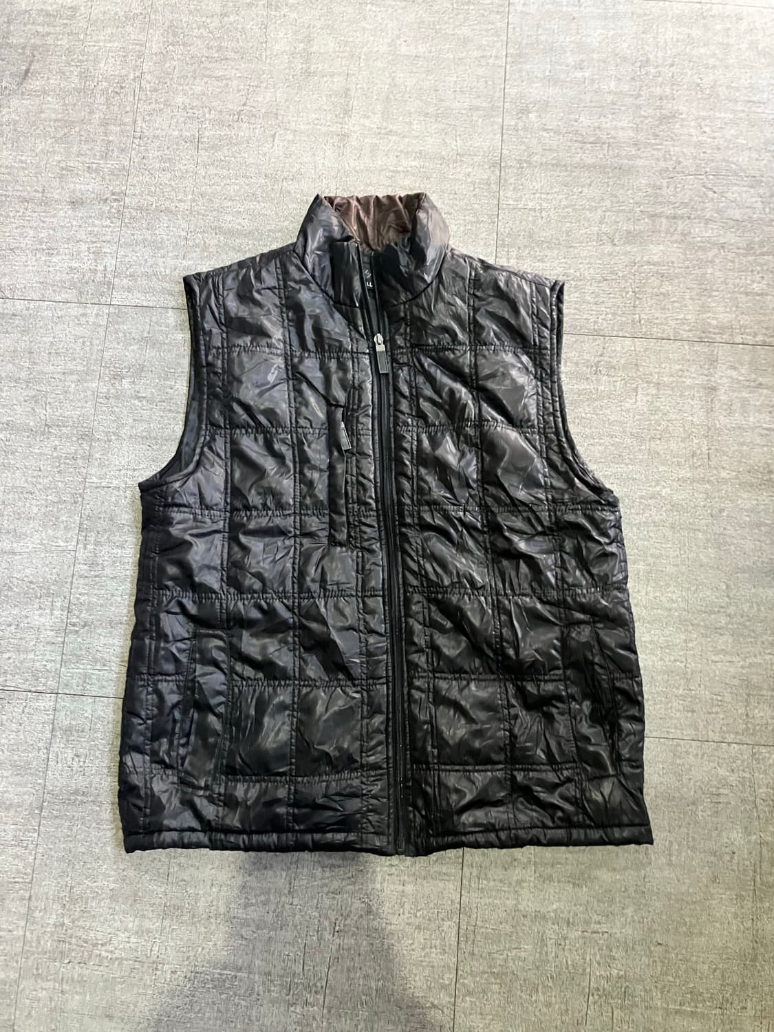 일본빈티지 Eitycoll 올드스쿨아메카지 원포켓 베스트패딩조끼 상품이미지1