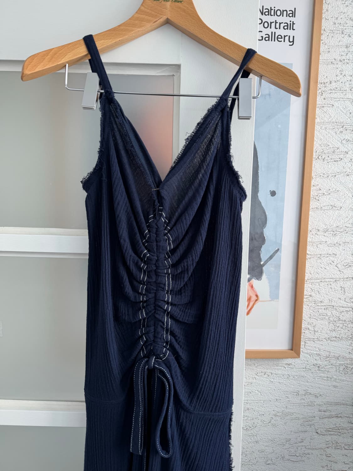 니나리치 네이비 롱 원피스 38 상품이미지2