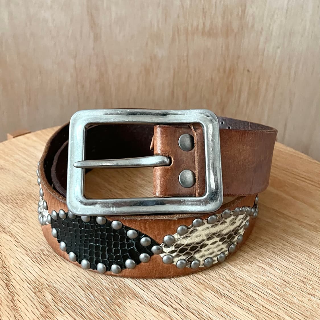 타케오키쿠치 스터드 벨트 상품이미지4