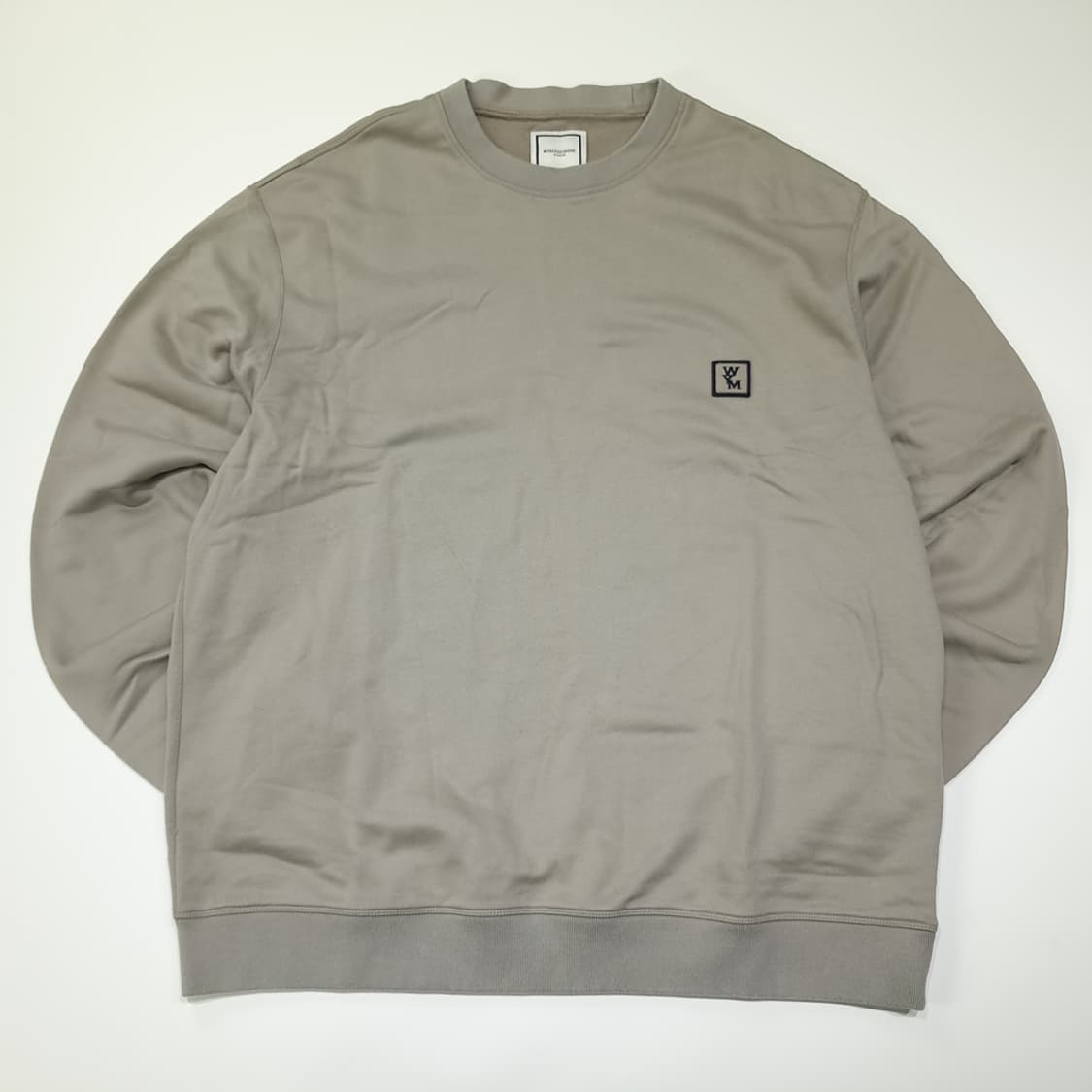 CL055 2XL 우영미 시그니처 백 로고 & WYM 스퀘어 패치 그레 상품이미지1