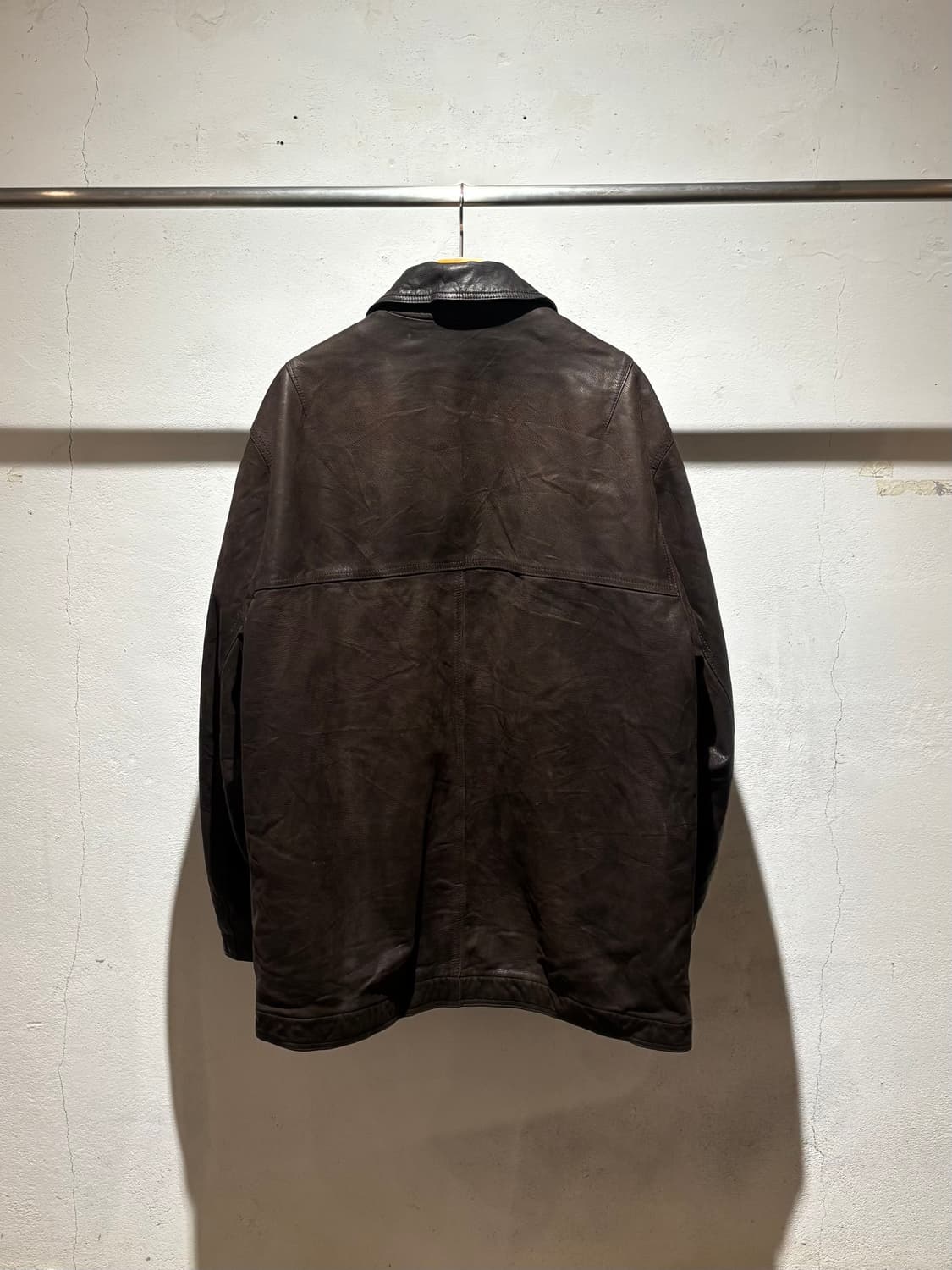 80–90’s Real Leather Car Coat 상품이미지4