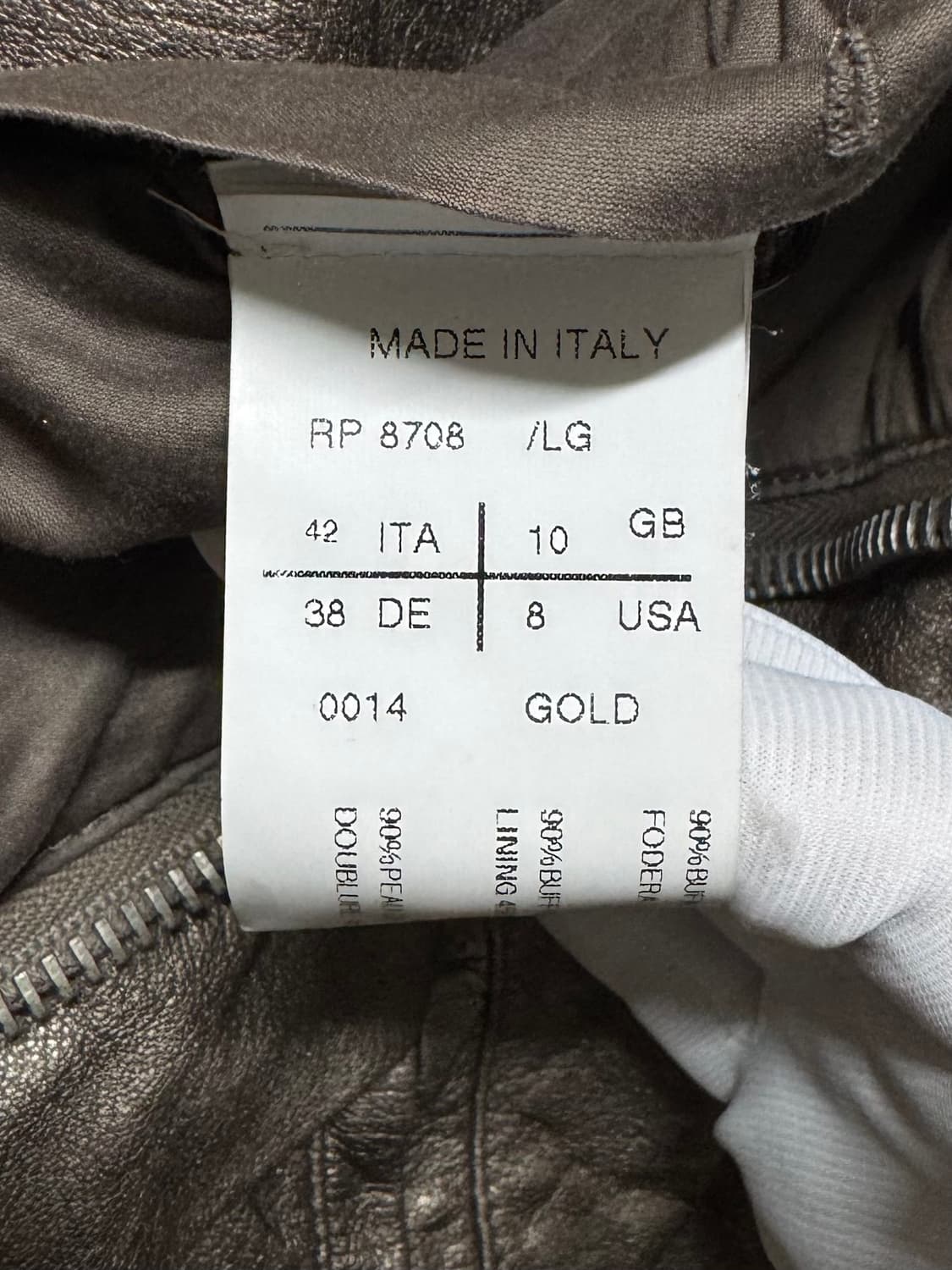 42 / Rick Owens 릭오웬스 나스카 레더 자켓 상품이미지4