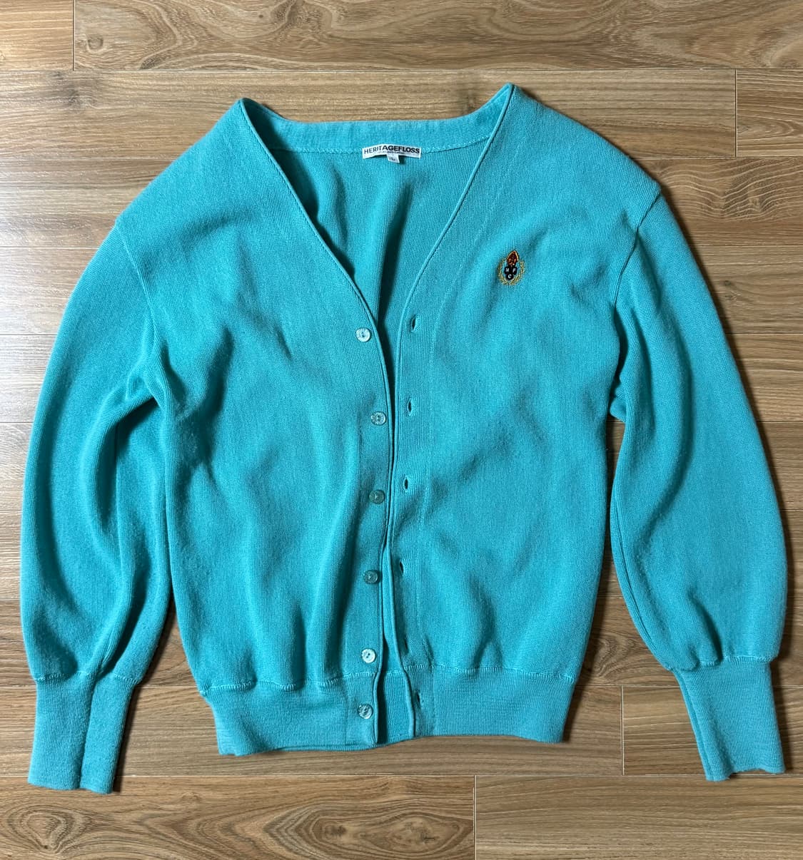 헤리티지플로스 가디건 민트 L 상품이미지2