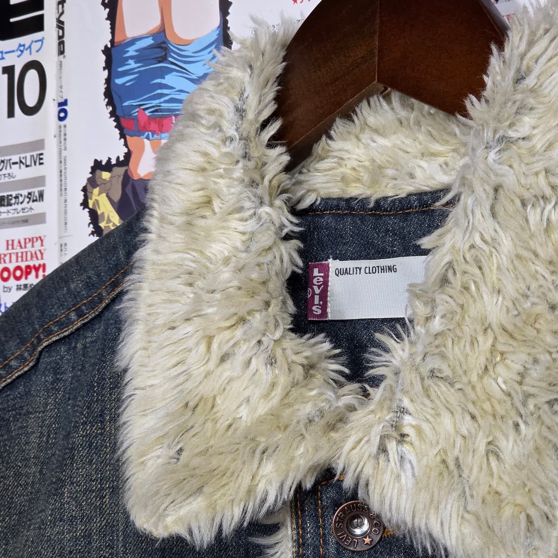 리바이스 빈티지 워싱 쉐르파 데님 자켓 상품이미지4