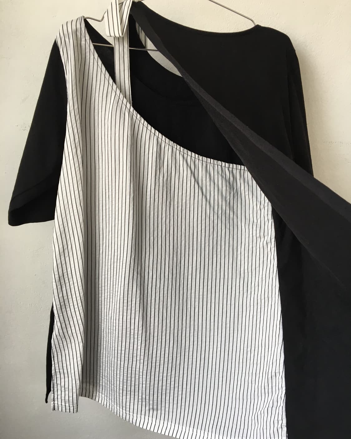 Ribbon cut off wrap point top 상품이미지6