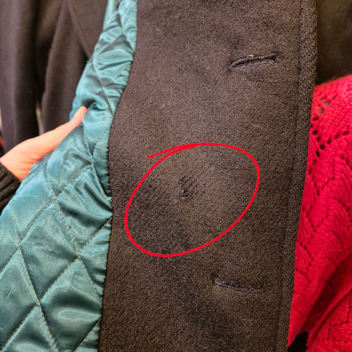 L(착샷잇음) 네이비 P코트 상품이미지10