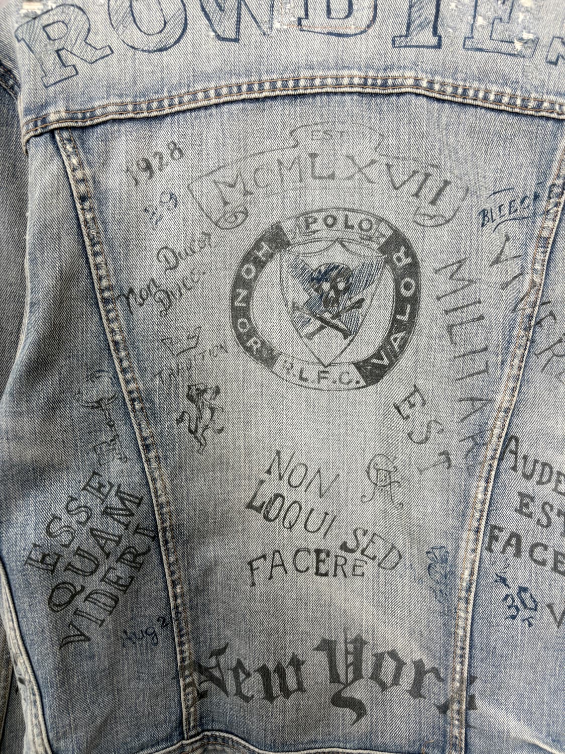 폴로랄프로렌 그래피티 데님 트러커자켓 A3606 상품이미지8