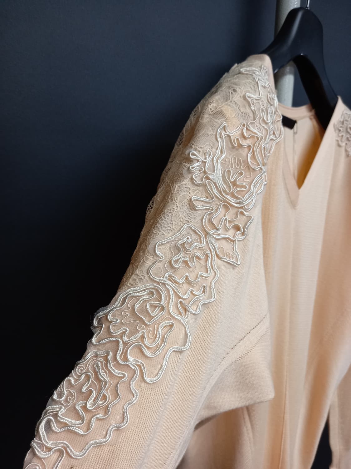 새 미샤 춘추 실크 면 가오리핏 니트 66 77 상품이미지5