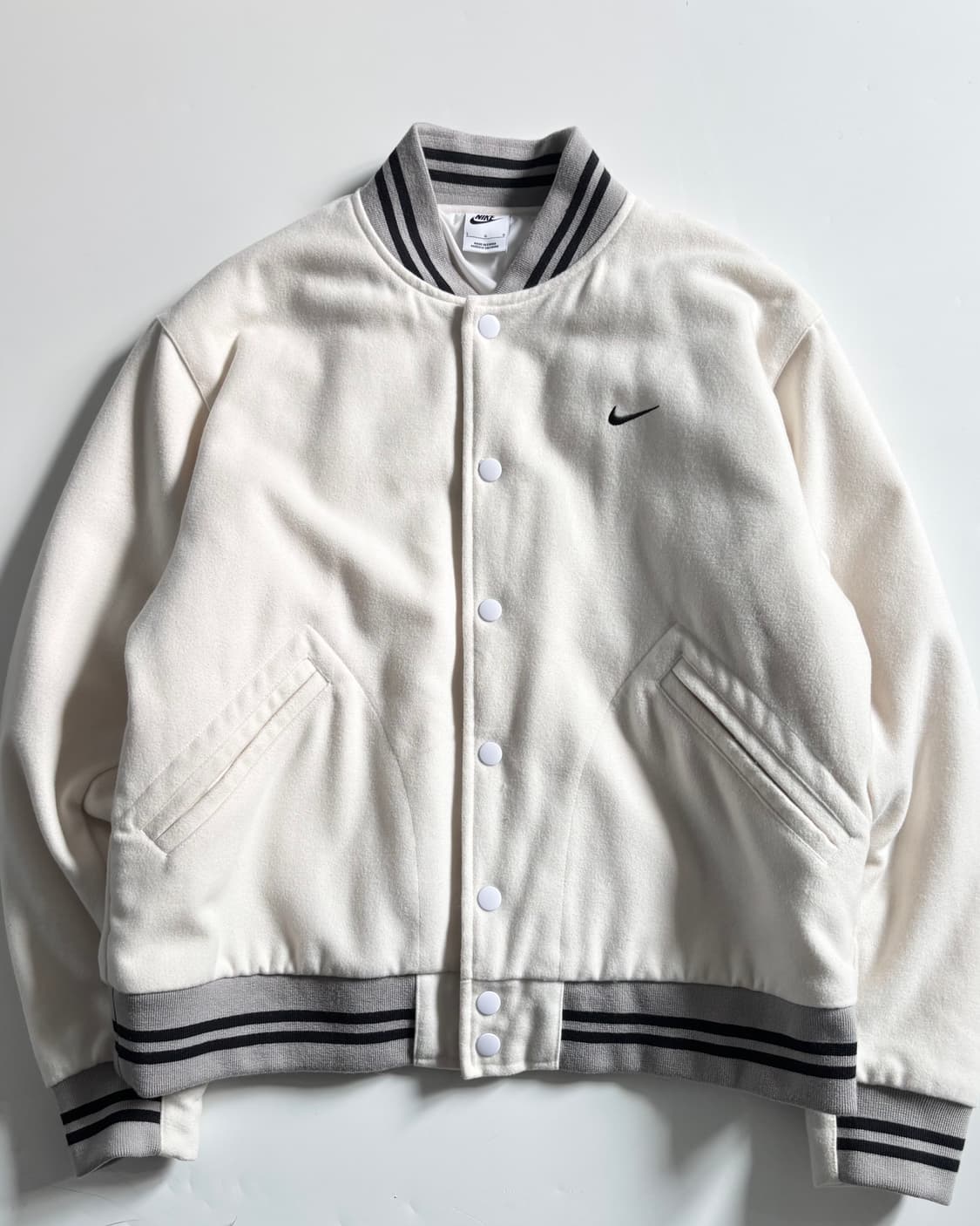 Nike 나이키 아이보리 울 스타디움 자켓 상품이미지1