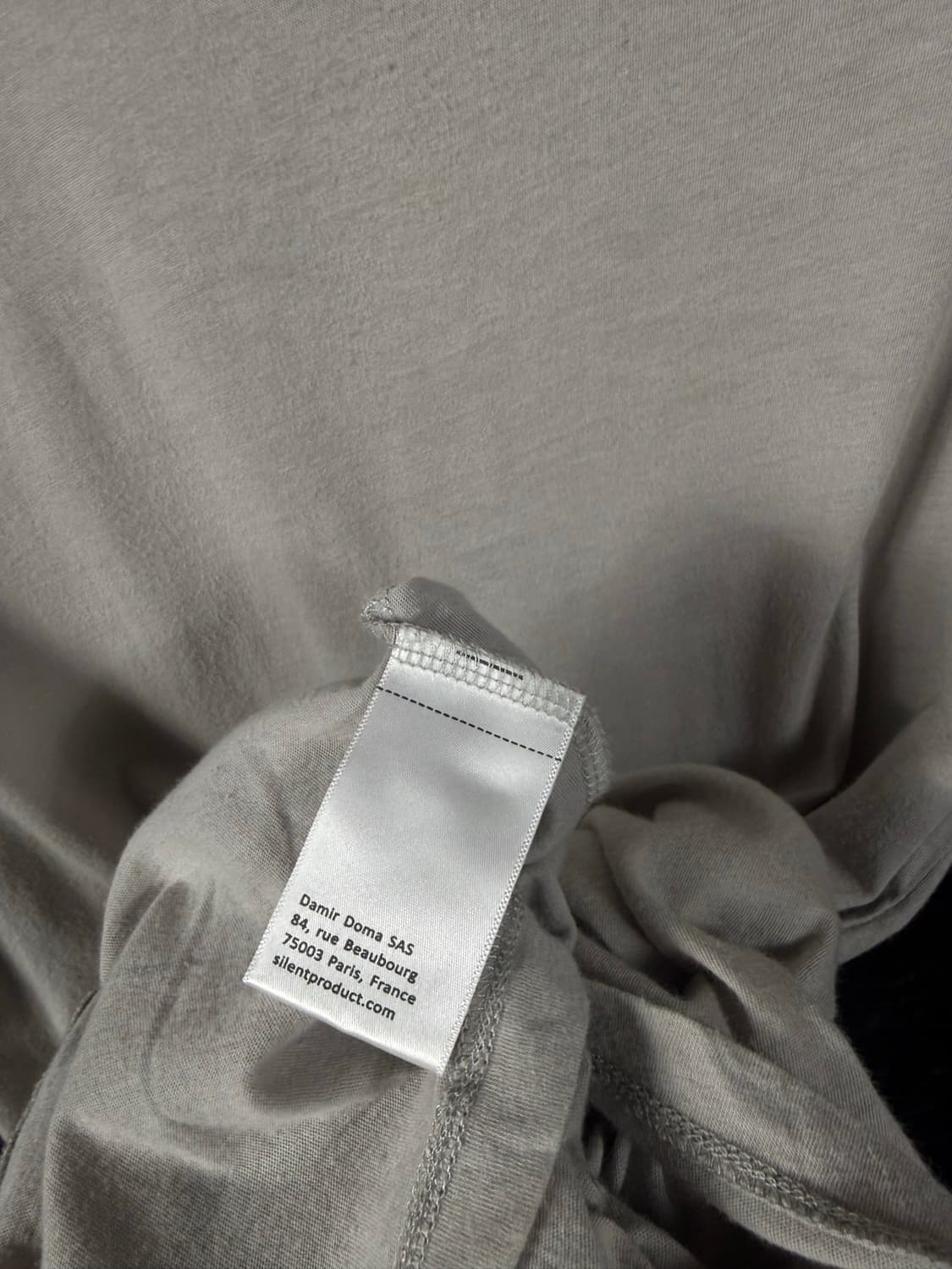 Silent by Damir Doma Back Seam T-Shirt 상품이미지7