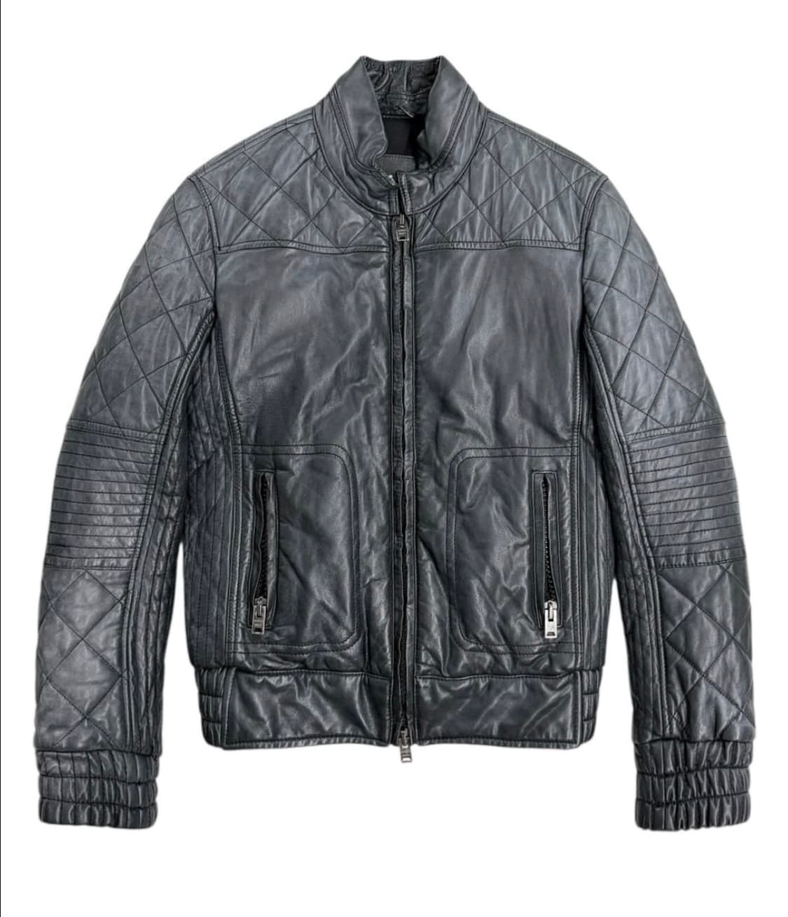 조르지오 브라토 바이커 레더 자켓 상품이미지1