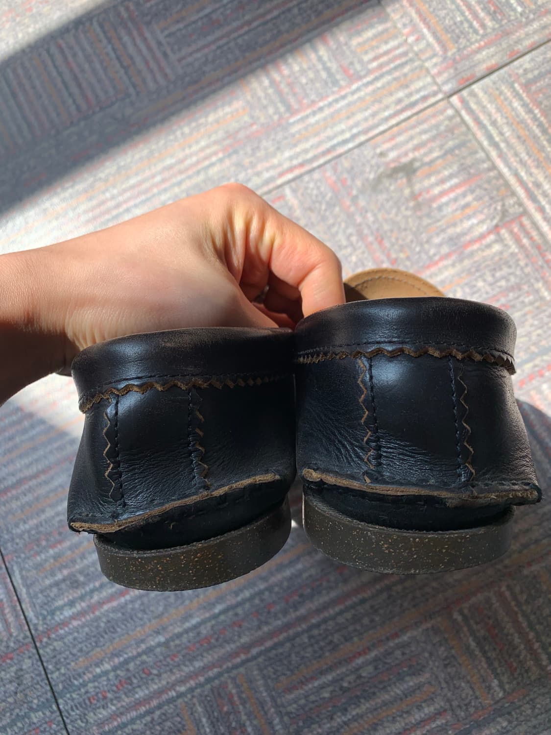 유케텐 홀스빗 블랙 카프 로퍼 7E(250-255)사이즈 상품이미지3