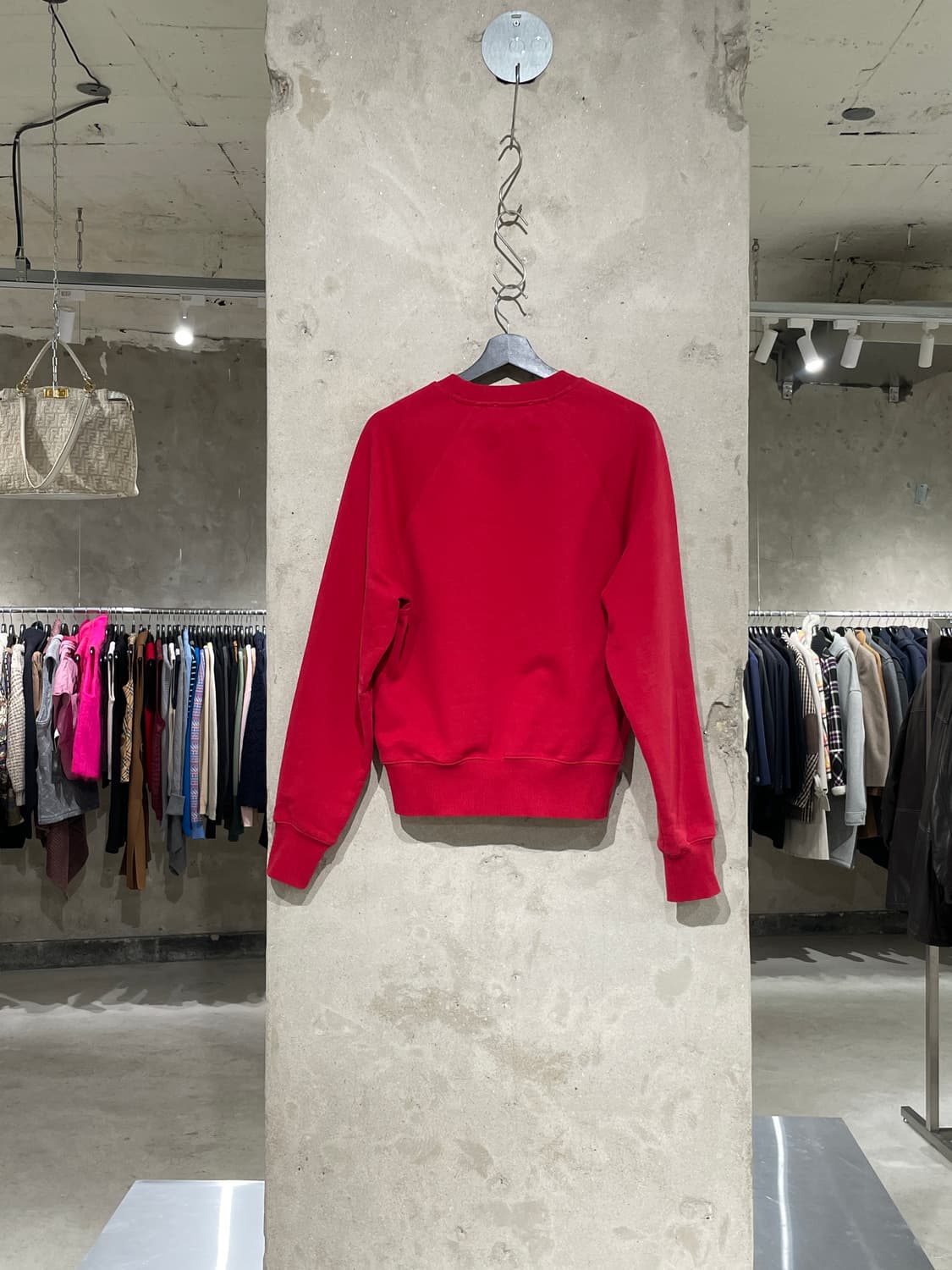 아미 22F/W 레드 파리스 로고 크루넥 스웻 셔츠 상품이미지6