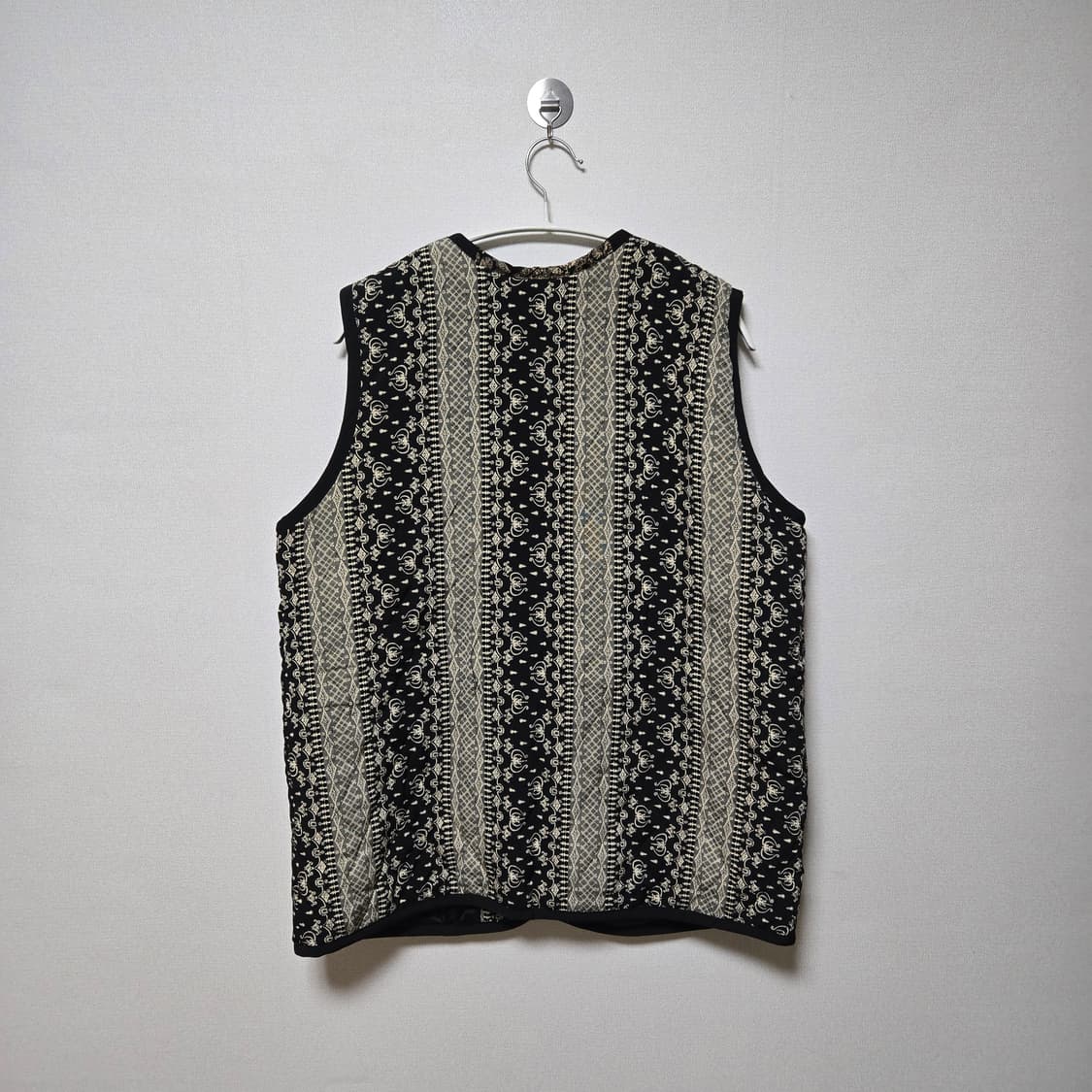 빈티지 퀼팅 자카드 베스트 / 남성 조끼 / 여성 조끼 상품이미지5