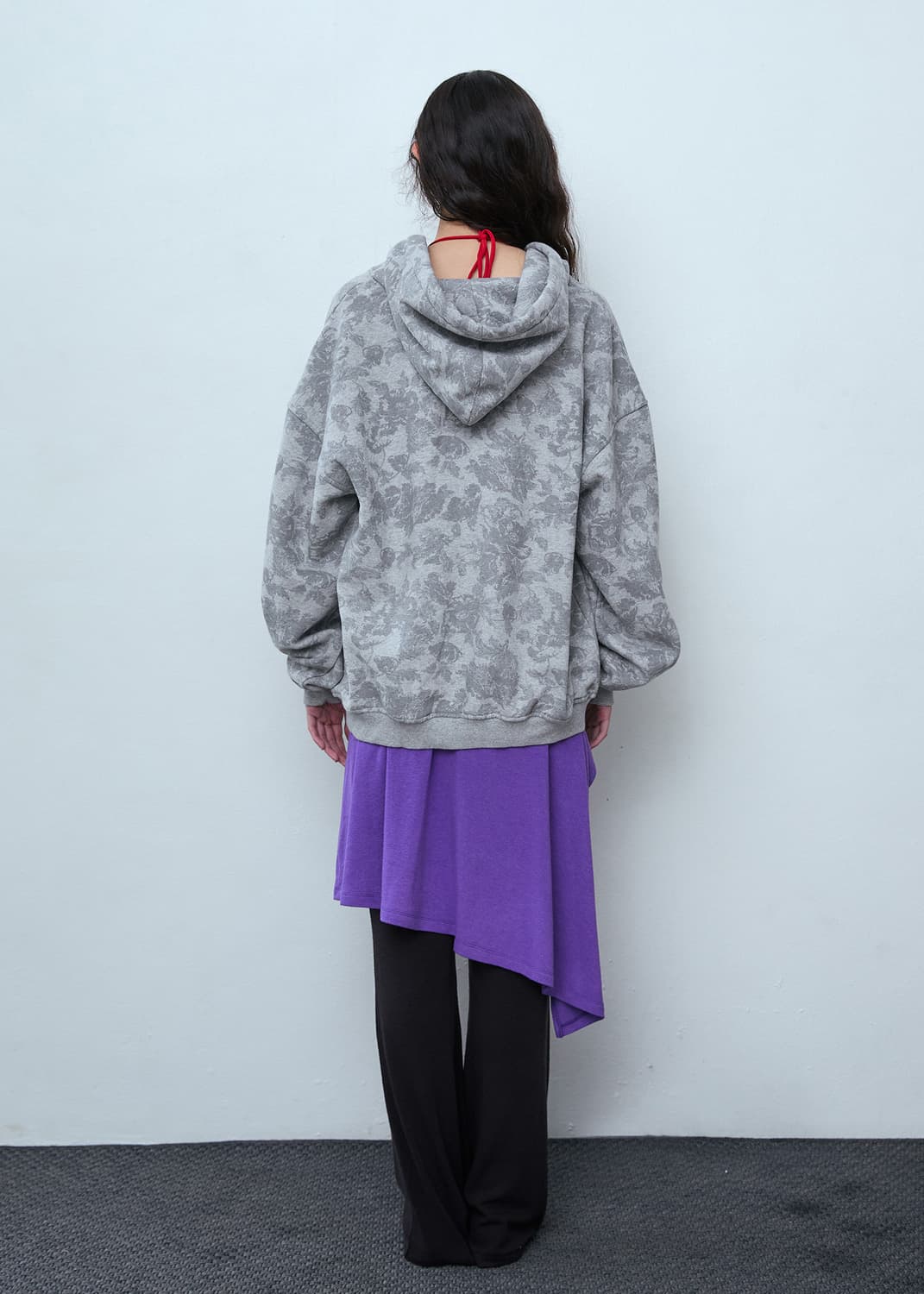 Vintage Flower Oversized Hoodie  상품이미지2