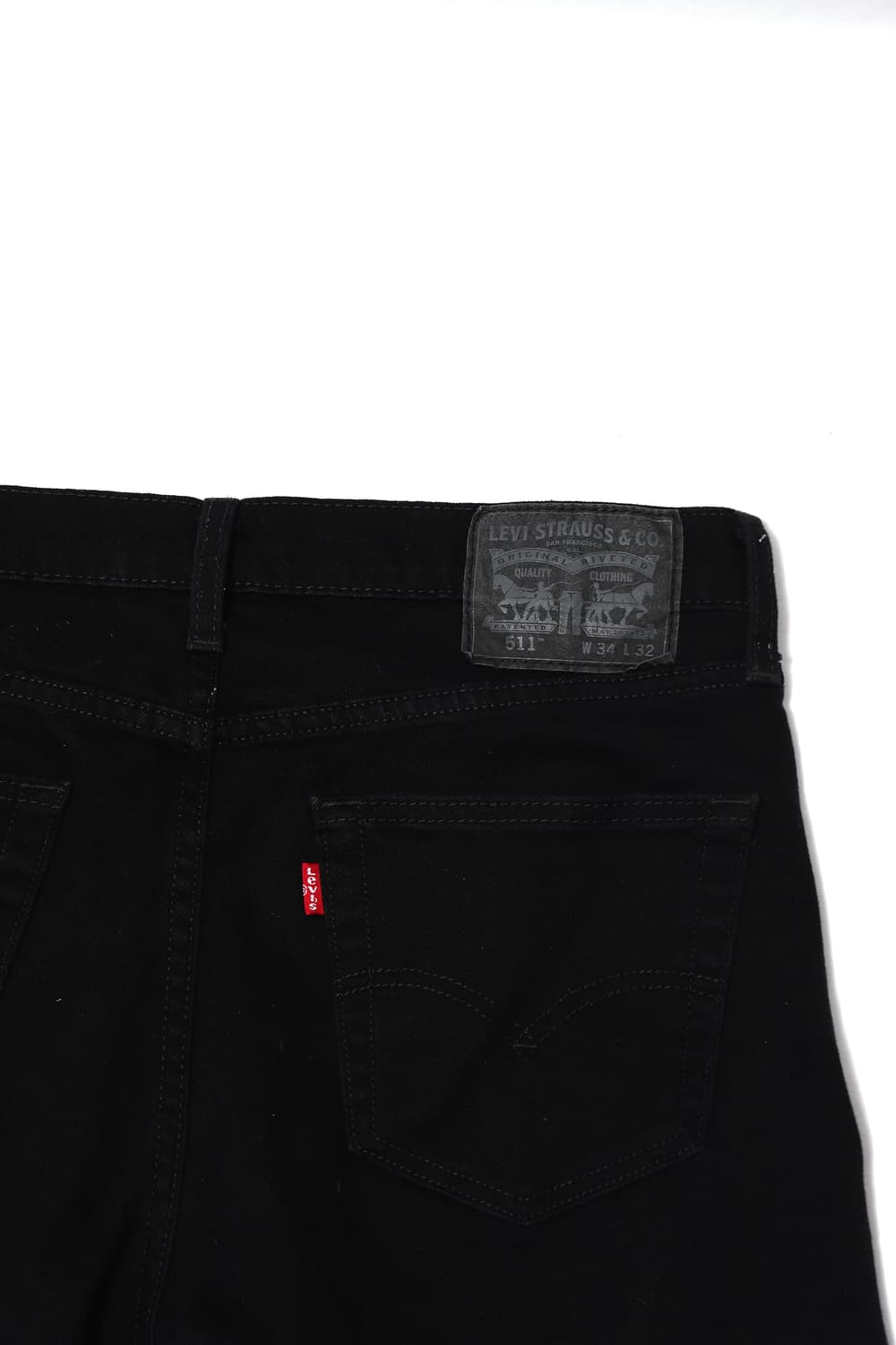LEVIS 511 블랙 코튼 데님 팬츠 size 34 상품이미지8