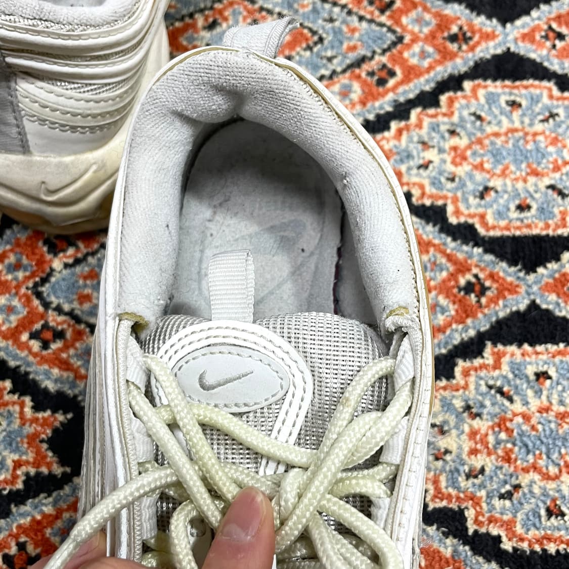 나이키 화이트 에어맥스 운동화 US 7 상품이미지5