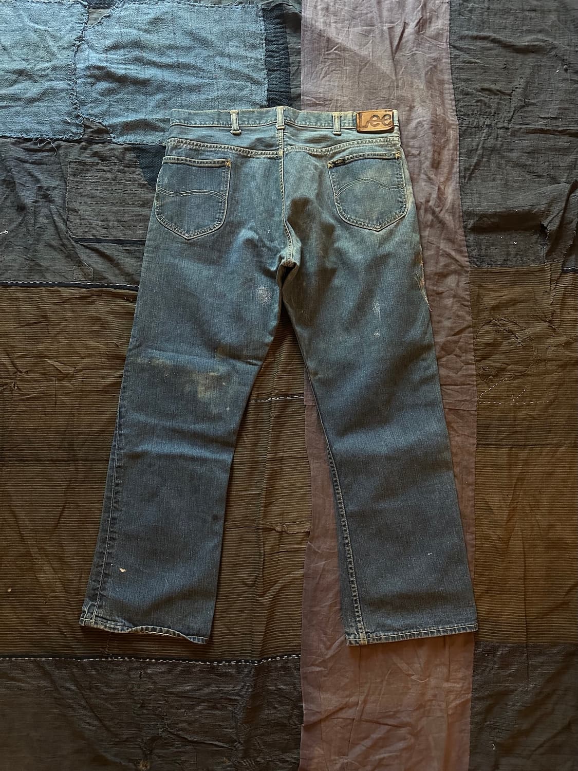 70s USA LEE 빈티지 리 카우보이컷 데님 팬츠 상품이미지6