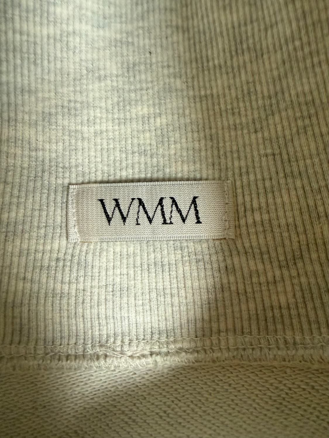 wmm 원마일 집업 맨투맨 오트밀 상품이미지5