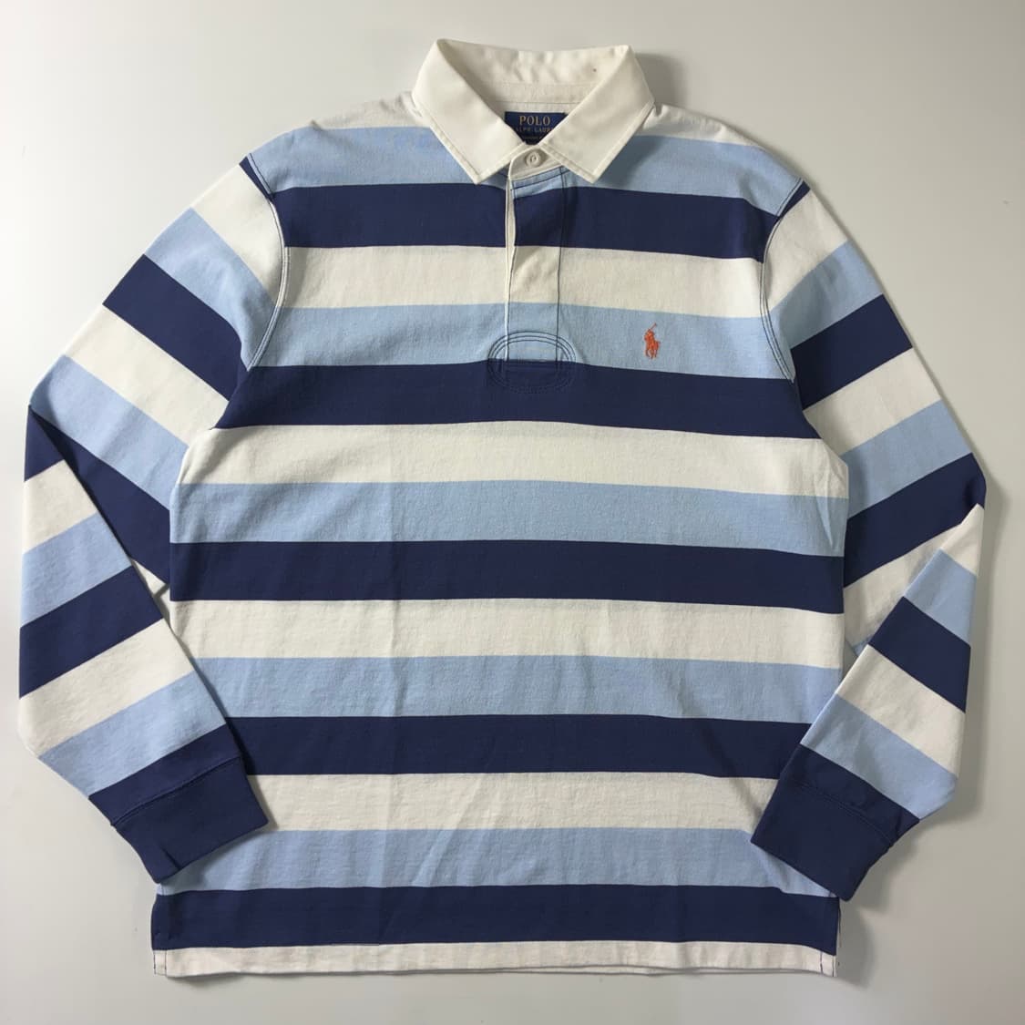Polo 폴로 랄프로렌 현행QR 파스텔 단가라 럭비티 상품이미지2