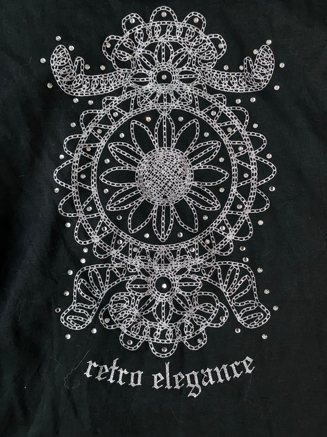 [MRK] Y2K Cubic Detail Slim Fit Tee 상품이미지2