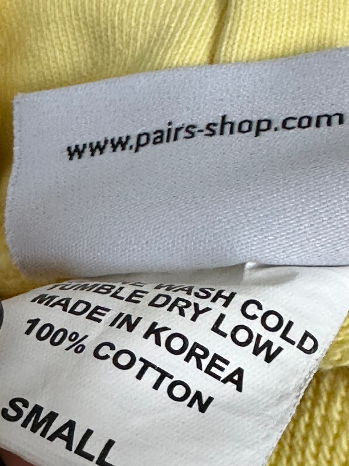 [S] 페얼스 에그 로고 후디 레몬 상품이미지5