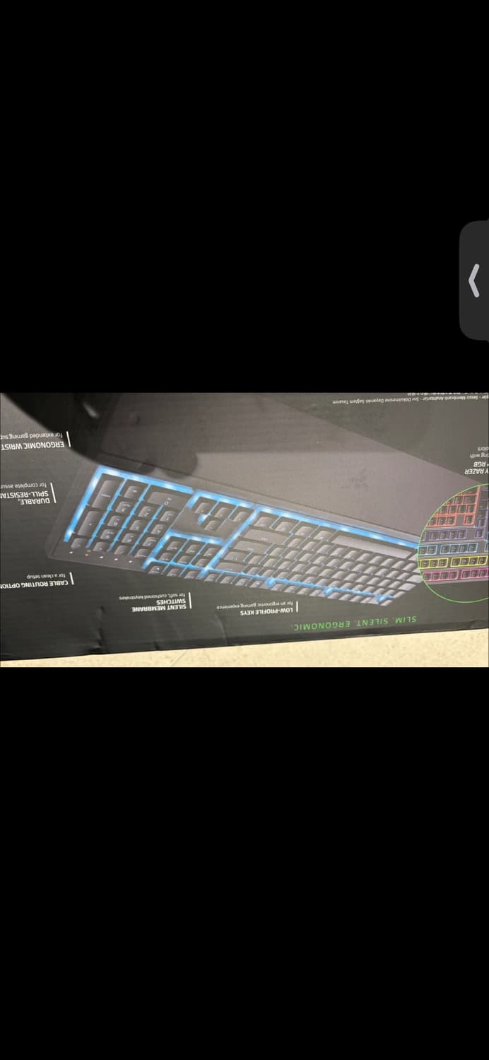 미사용 정품/ 레이저 Ornata V3 X 로우프로파일 게이밍 키보드 상품이미지2