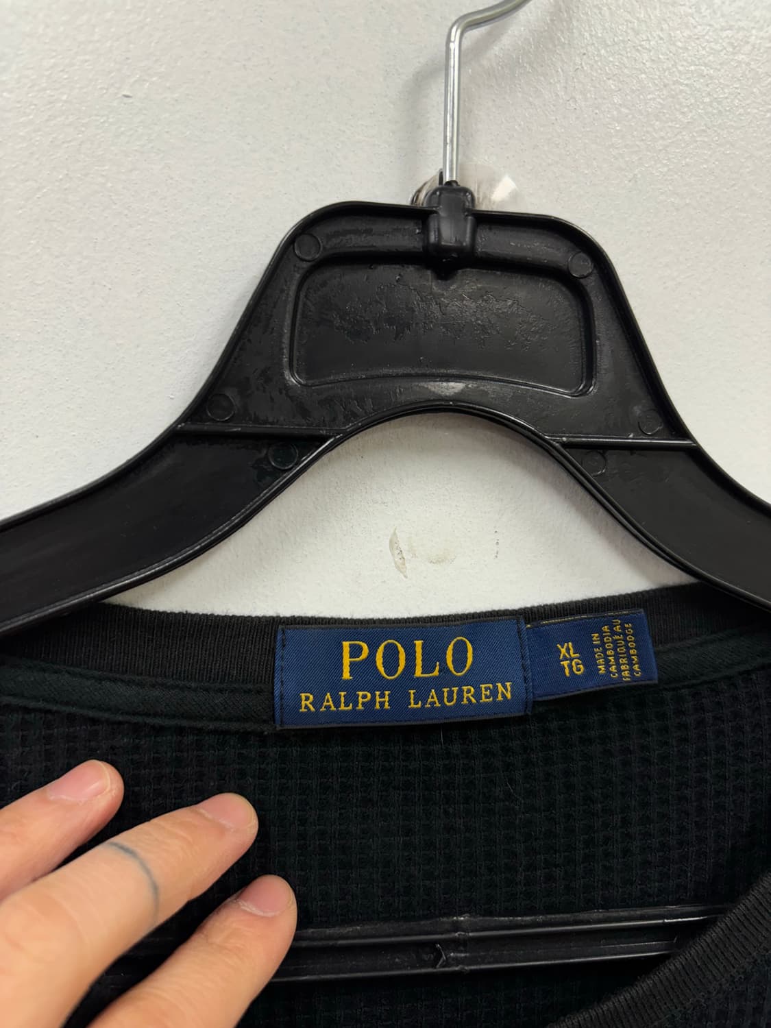 폴로랄프로렌 와플 긴팔티 상품이미지4