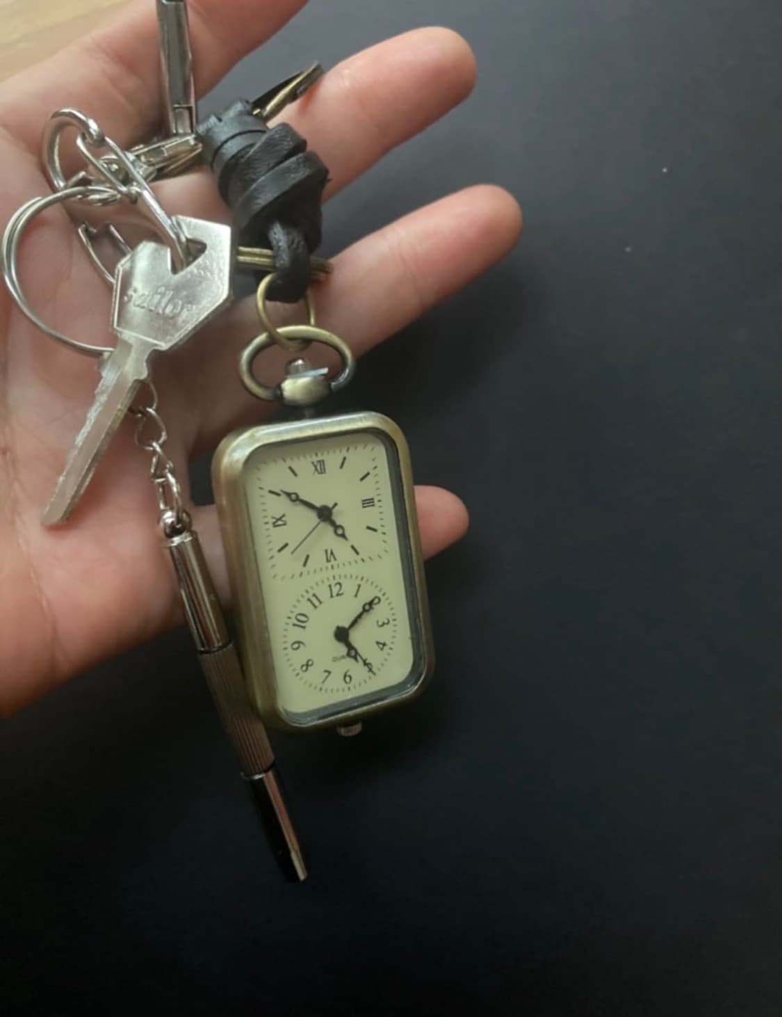 빈티지 시계 키링 상품이미지2