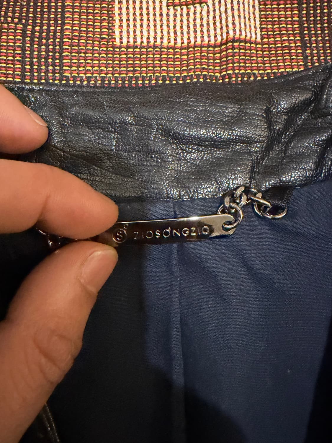 95) 지오송지오 산양가죽 더블라이더 자켓 상품이미지4