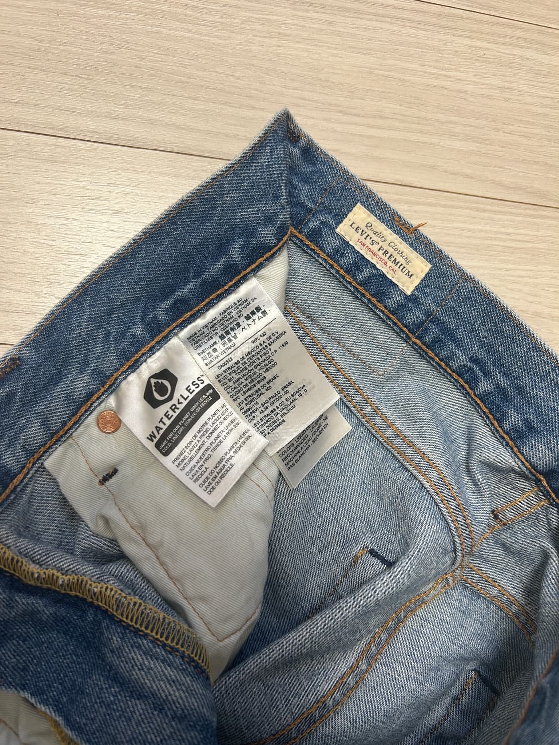 Levi's stay loose wide jeans 상품이미지2