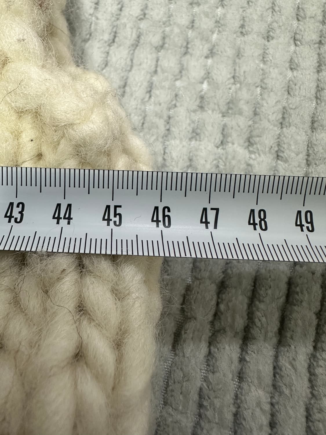 90s vtg 핸드메이드 헤비 울 숄 베스트 상품이미지4