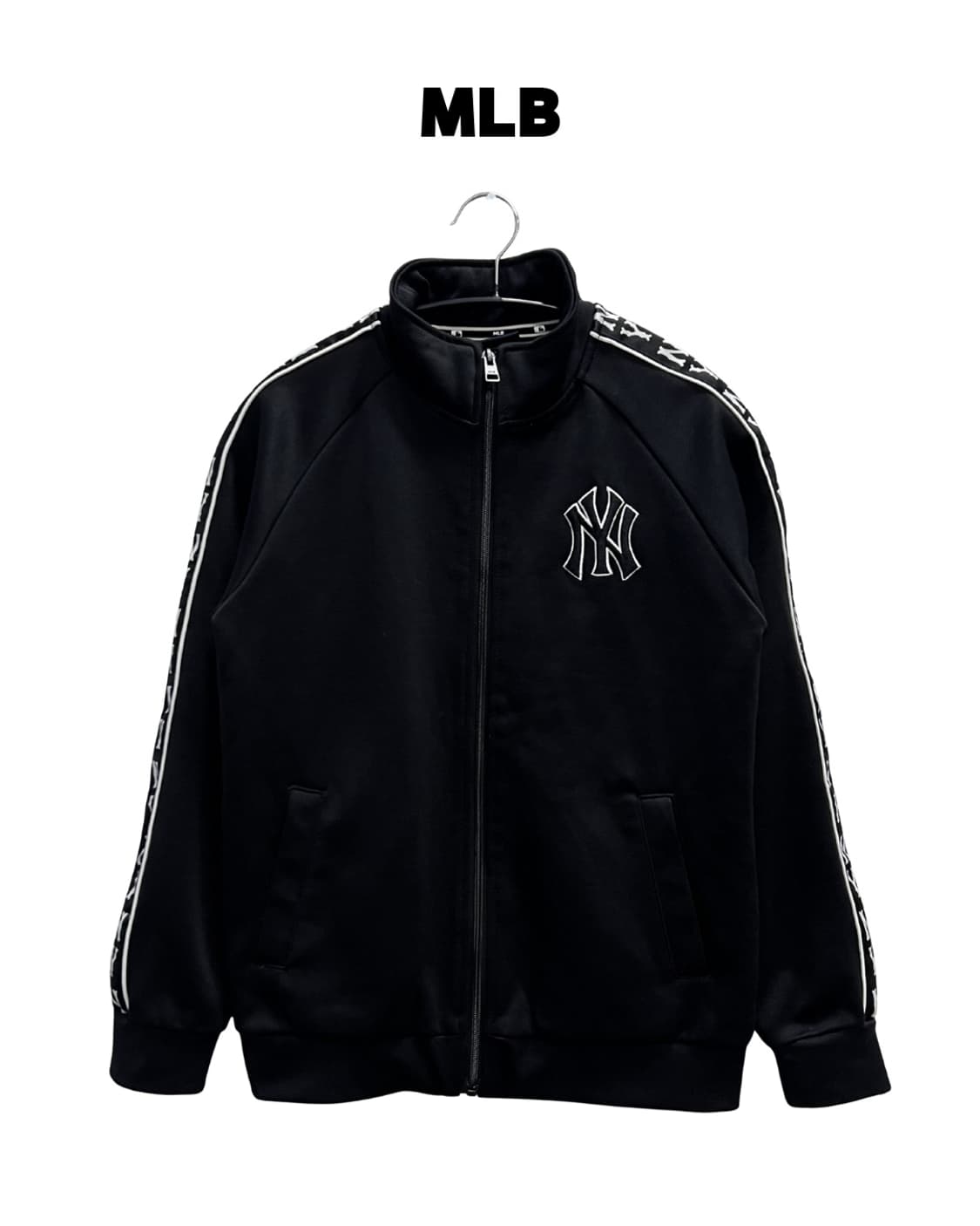 MLB 키즈/우먼스 뉴욕양키즈 트랙탑 져지 블랙  상품이미지1