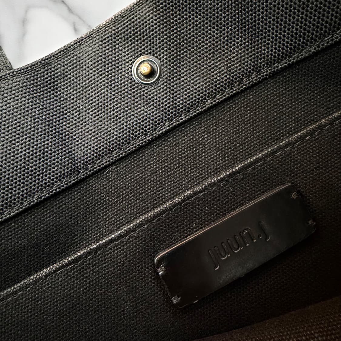 준지 프론트로고 캔버스 토트백.크로스백 상품이미지8