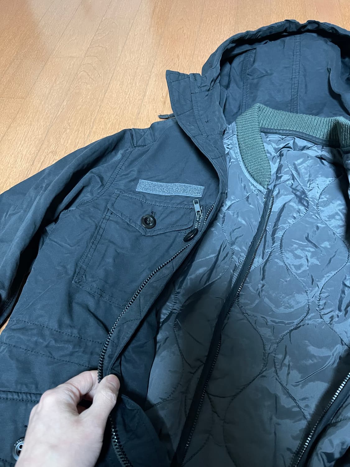 디젤 야상 점퍼 자켓 S 사이즈 상품이미지3