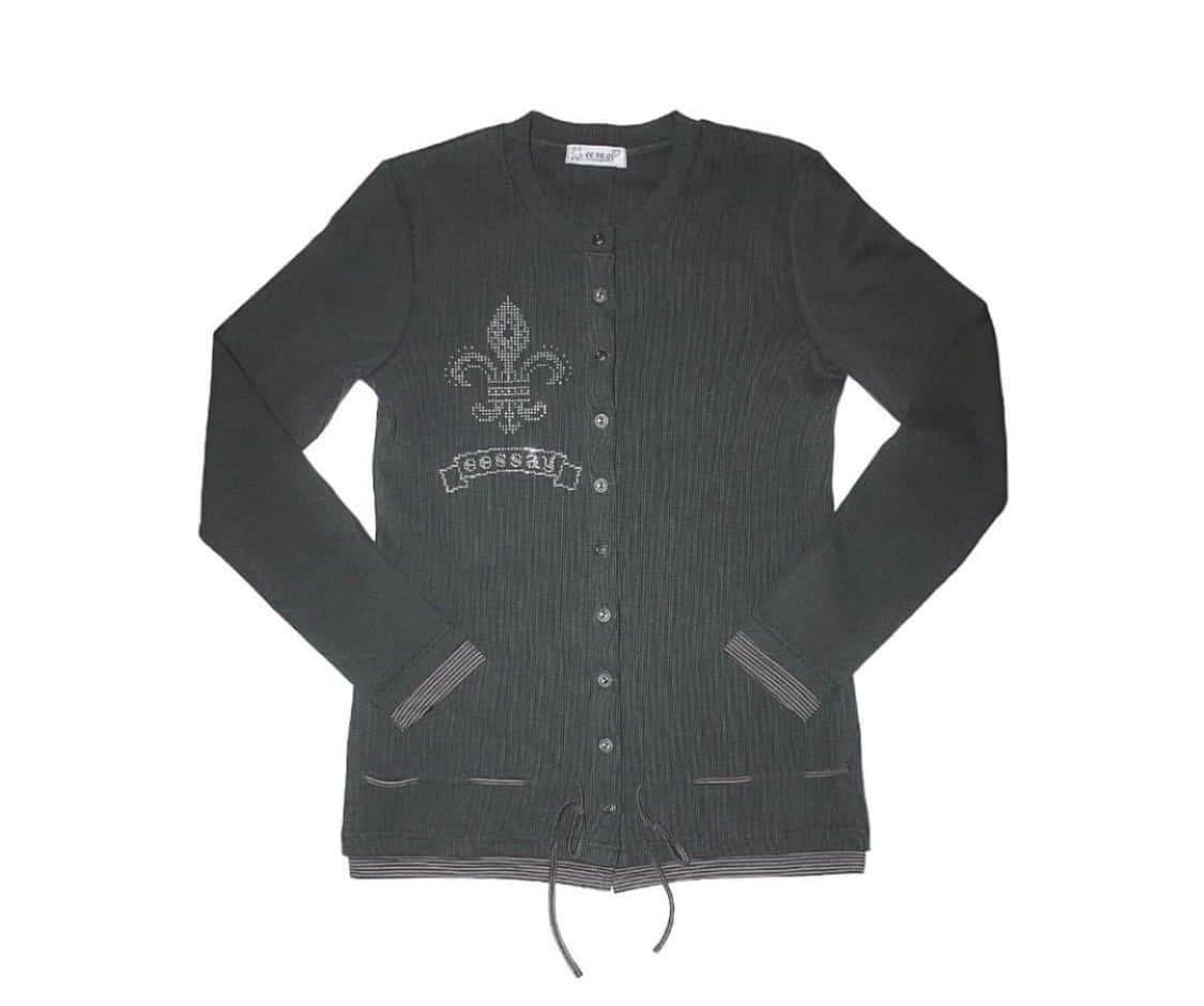 eessay 가디건 차콜 상품이미지1