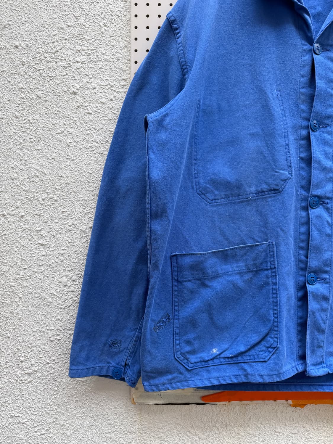 WASHED OPEN COLLAR BORO 보로리페어 프렌치워크자켓 상품이미지5