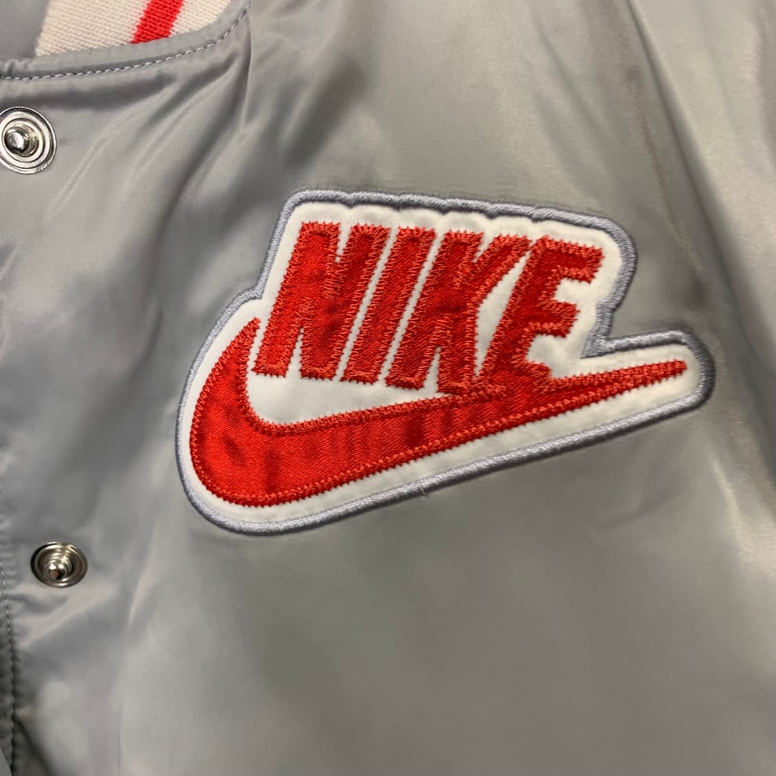 나이키 00s 실버 봄버 바시티 자켓 상품이미지5