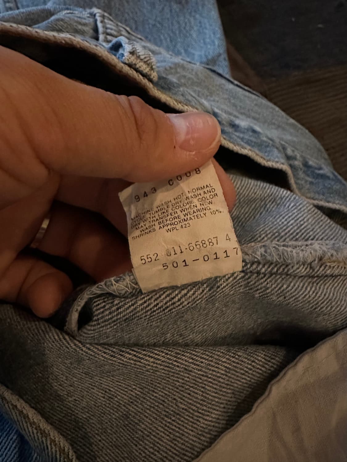 90s USA Vintage Levis 501 Denim Pants 상품이미지9