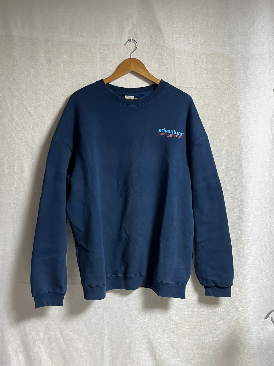 플루크 오버핏 맨투맨 티셔츠 2XL 상품이미지1