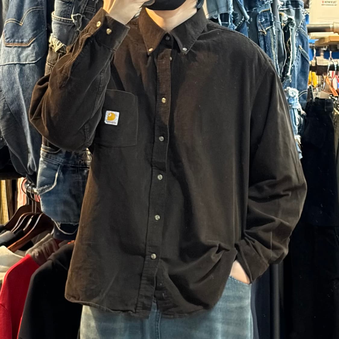 [NO.9] 칼하트 코듀로이 긴팔셔츠 상품이미지2