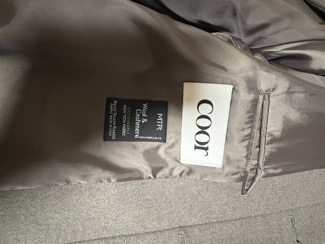 쿠어 캐시미어 블렌드 발마칸 코트 상품이미지2