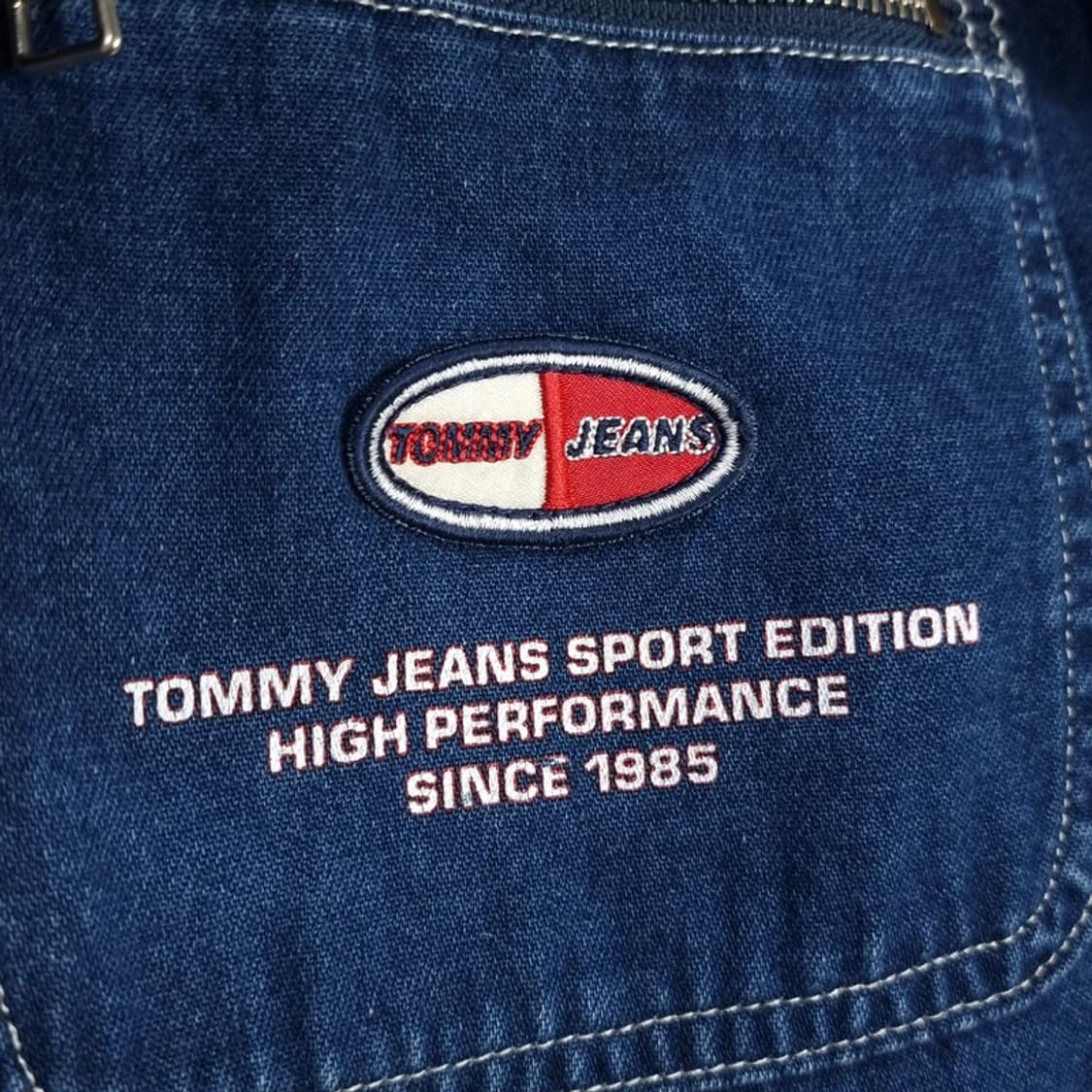 [타미힐피거] 오버사이즈 크롭 데님 자켓 M17737 상품이미지7