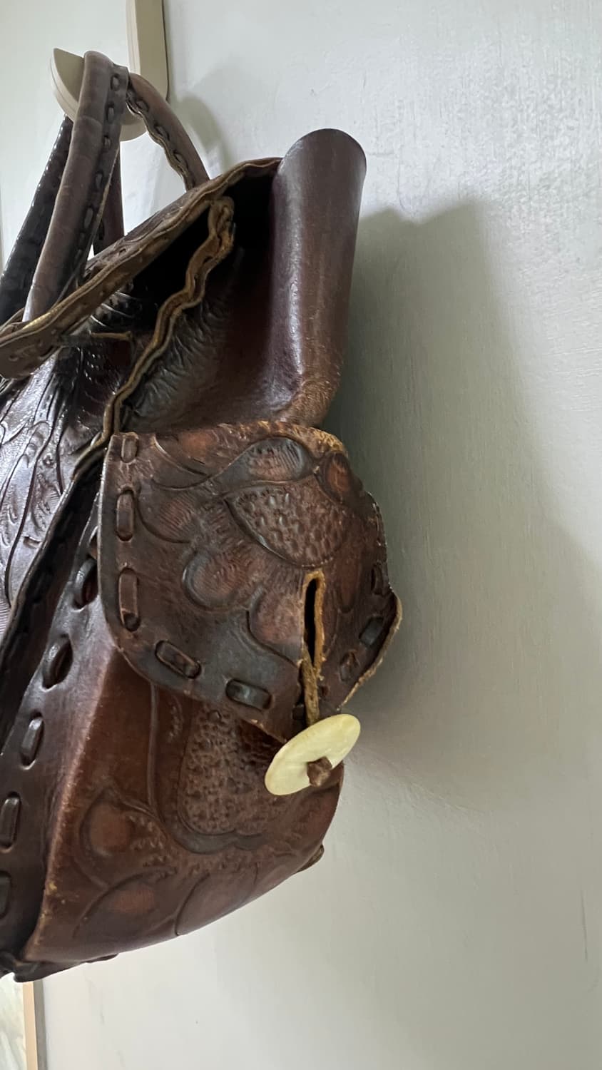 빈티지 가죽 토트백 상품이미지6