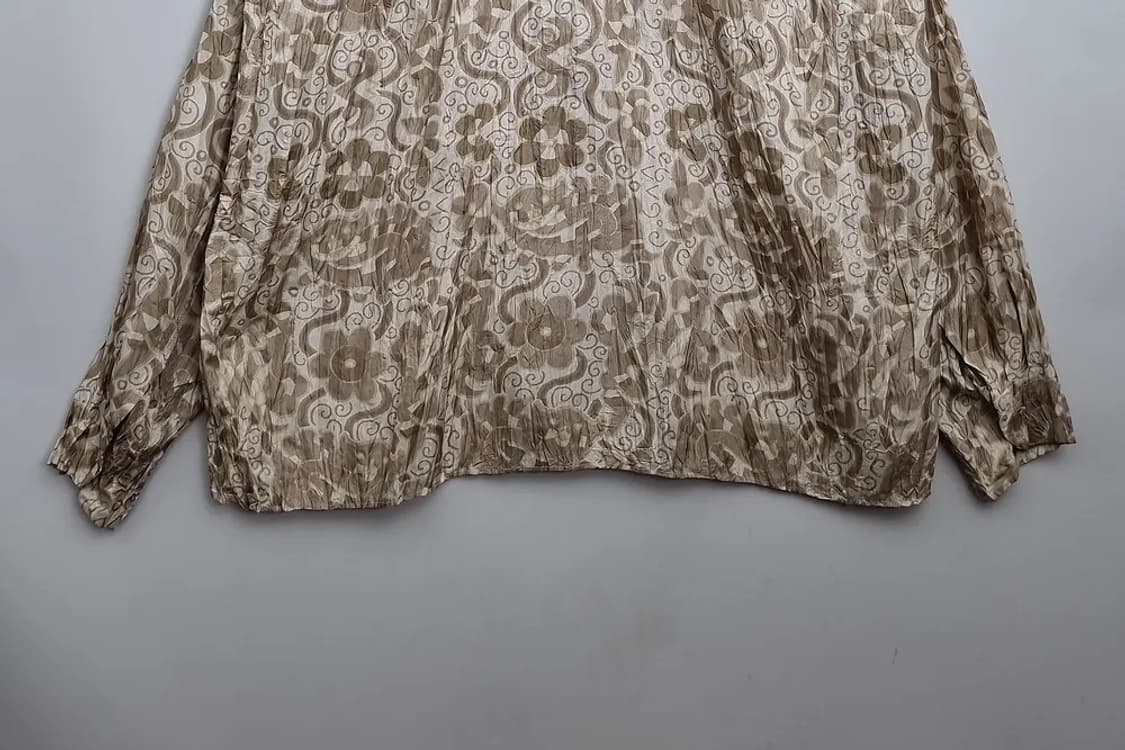 이세이미야케 빈티지 플리츠 패턴 블라우스 상품이미지7