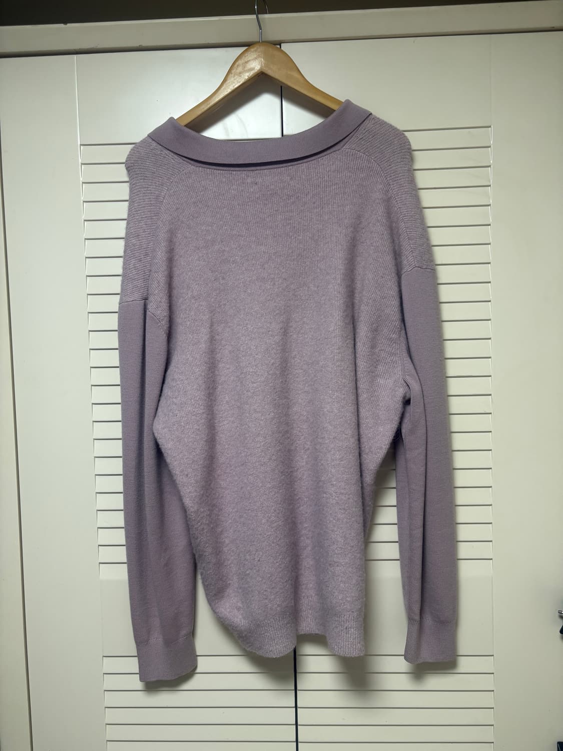 COS 오픈카라 니트 더스틴핑크 L 판매 상품이미지2