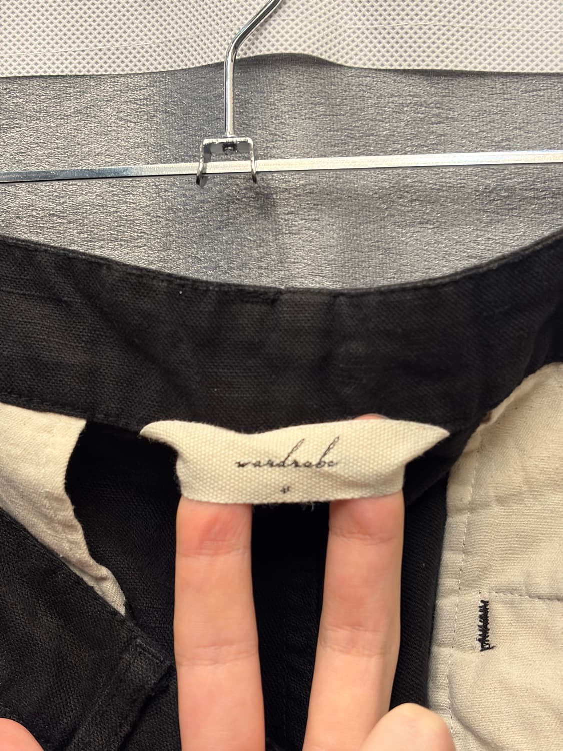 Wardrobe 41 hobo pants black 상품이미지5