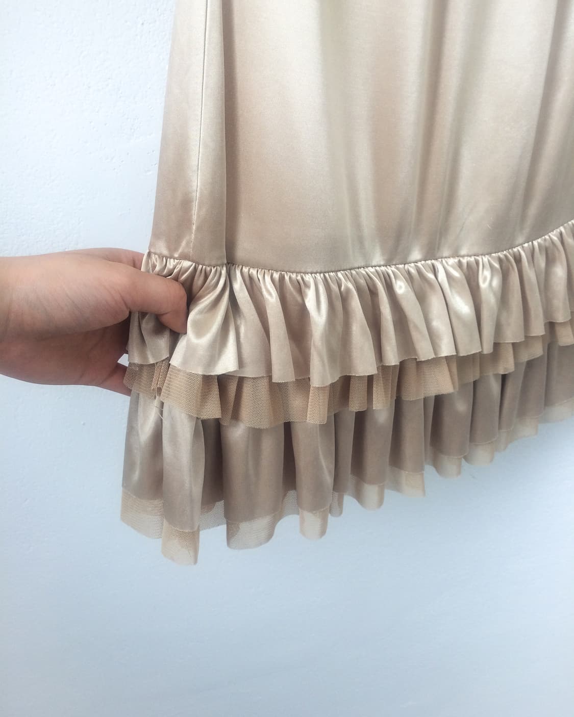 Frill layered slip onepiece 상품이미지3