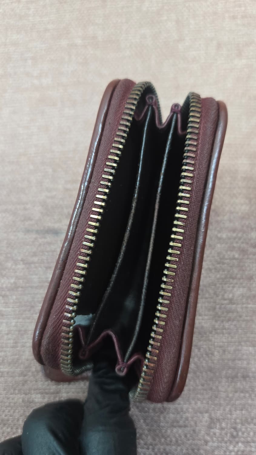 보테가 베네타 정품  인트레치아토 가죽 지퍼형 카드 지갑 또는 동전 지갑 상품이미지7