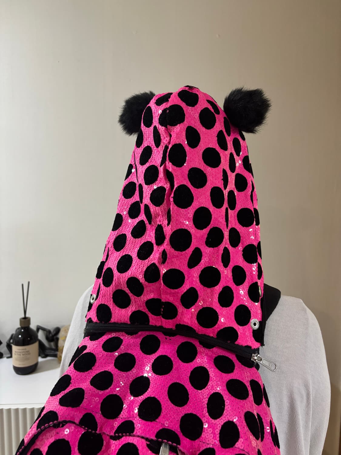 justice 핑크 스팽클 도트 백팩 상품이미지3